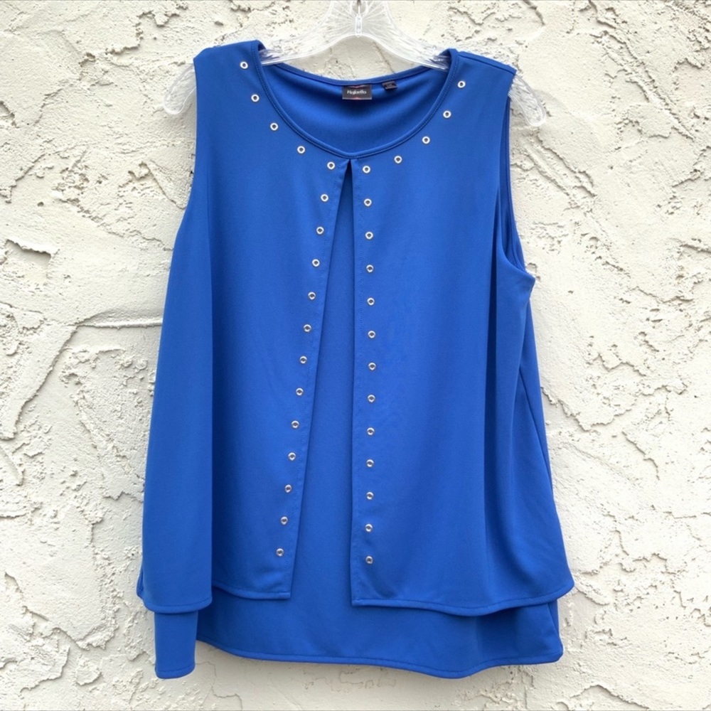 Rafaella Sleeveless Top Size Large
